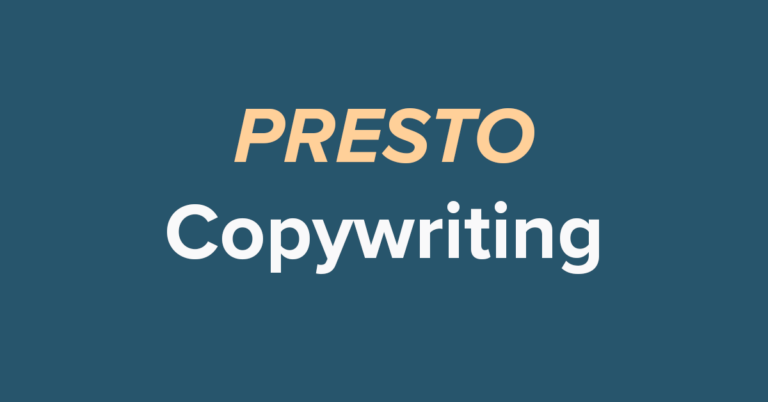 PRESTO Copywriting Theory PRESTO copywriting conjecture