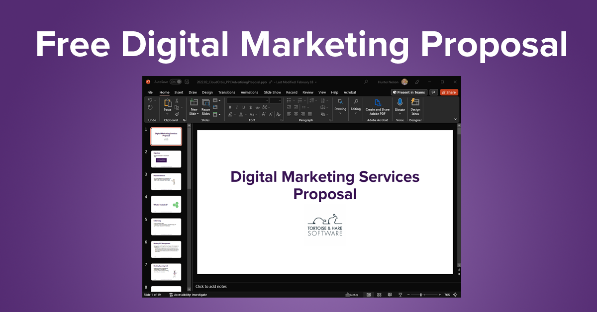 offer for free digital marketing proposal