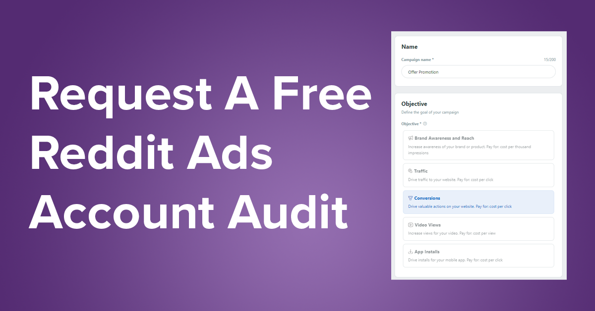 free reddit ads account audit