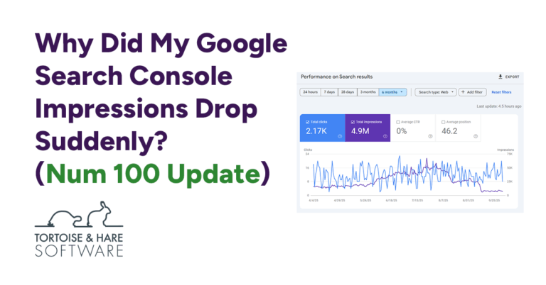 num 100 drop in impressions in search console post thumbnail