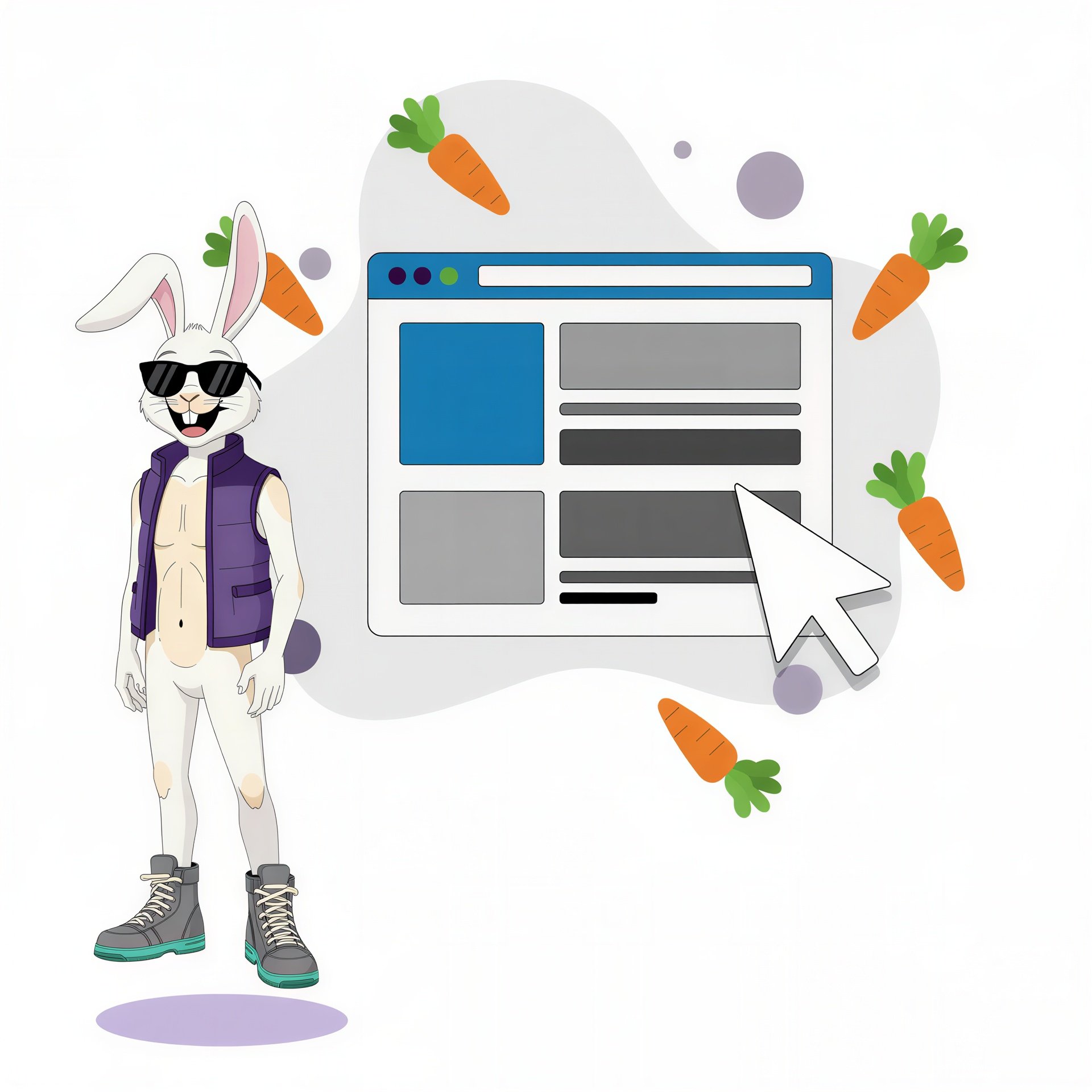 brand character shown next to linkedin ads in the feed