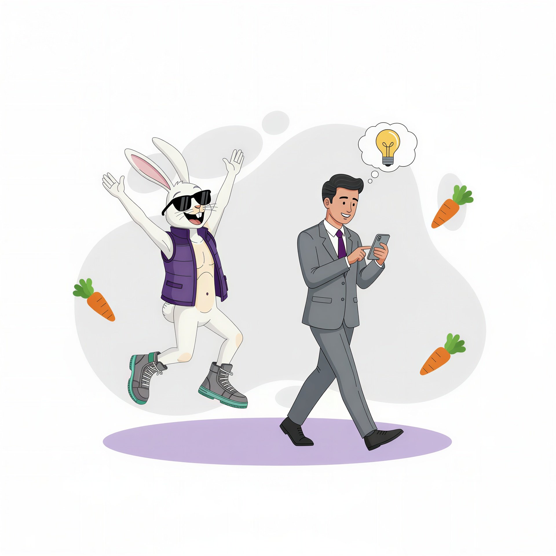 person looking pleased after seeing a linkedin retargeting ad on their mobile phone