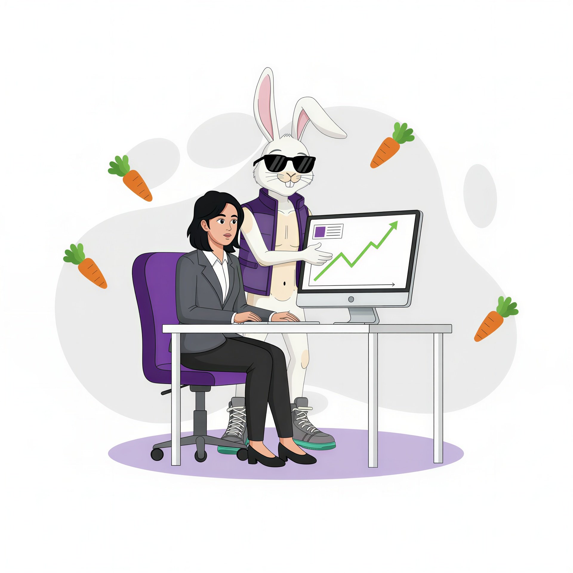 linkedin ads agency employee walking a client through linkedin ads performance reporting