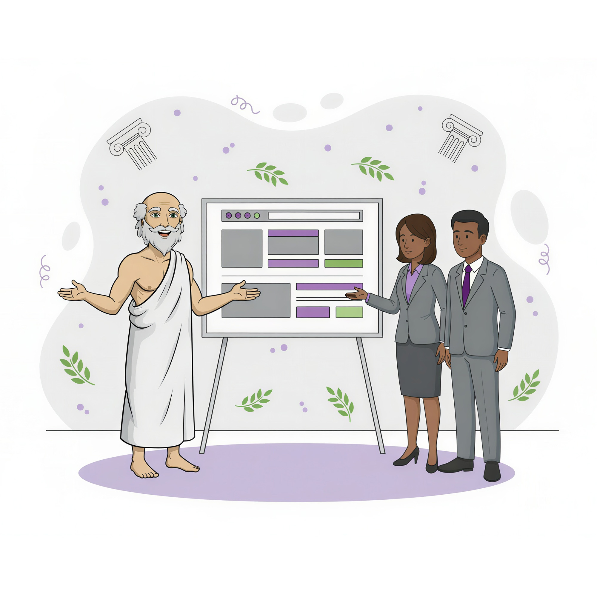 collaborating on website template designs