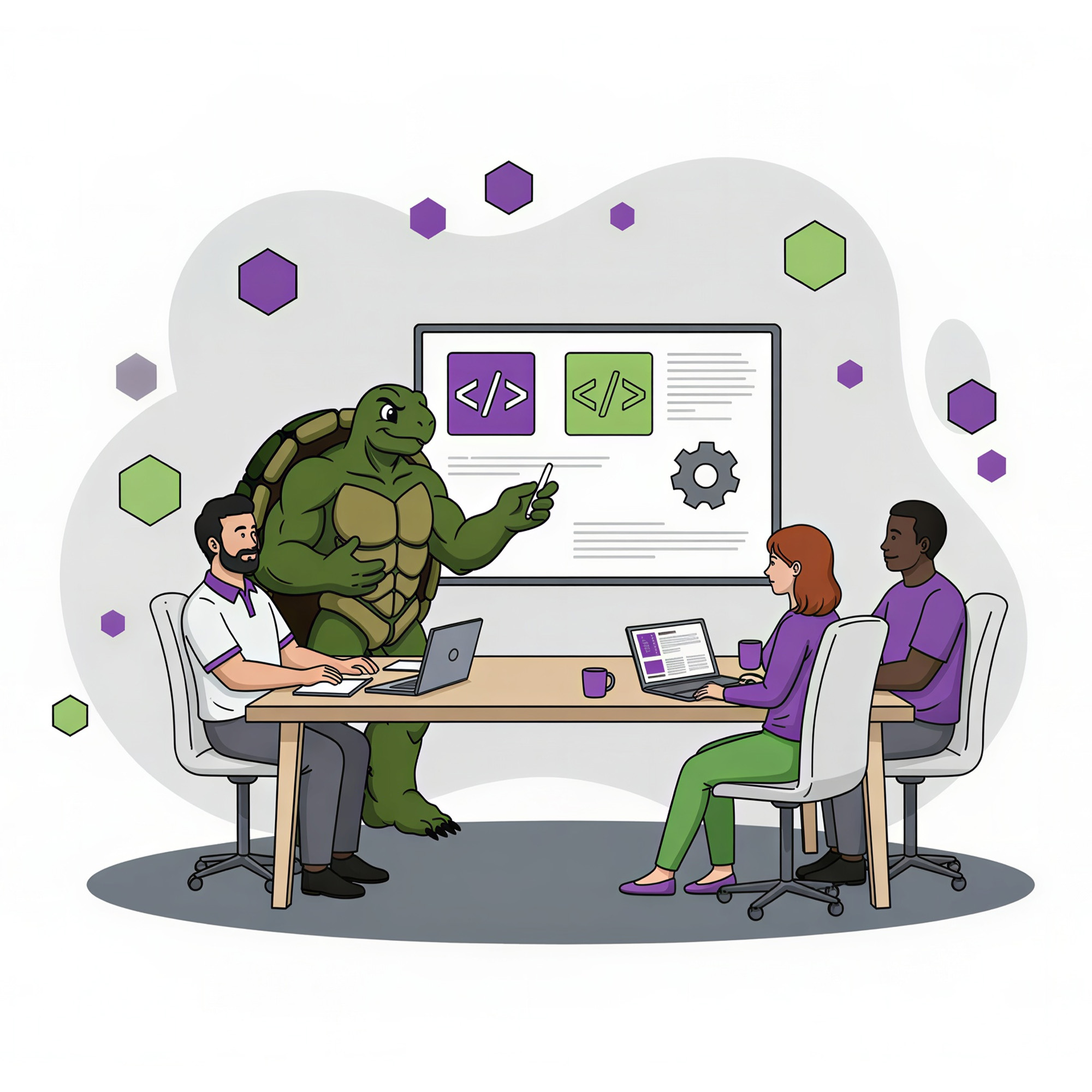 delivering a presentation on a technical seo plan to the board of directors