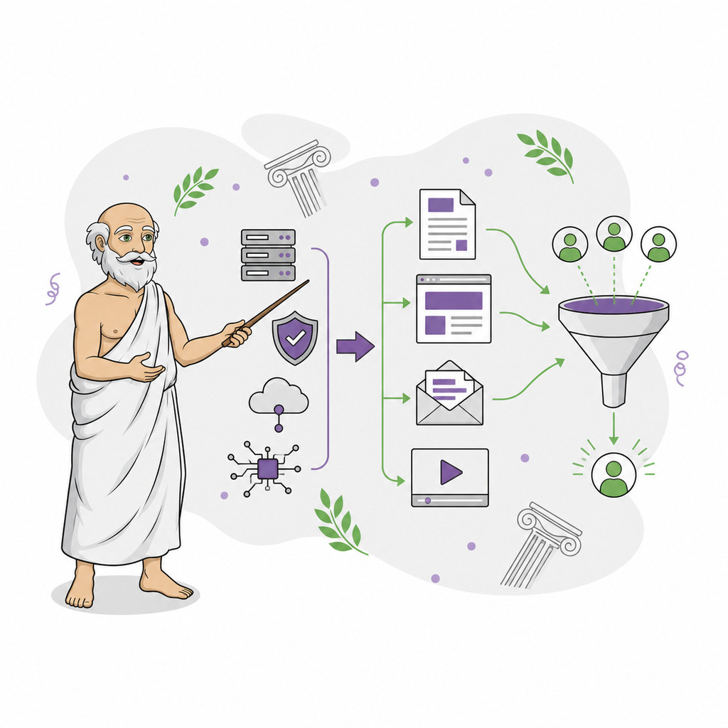 Aesop explains how MSP technical expertise becomes useful content and qualified leads.