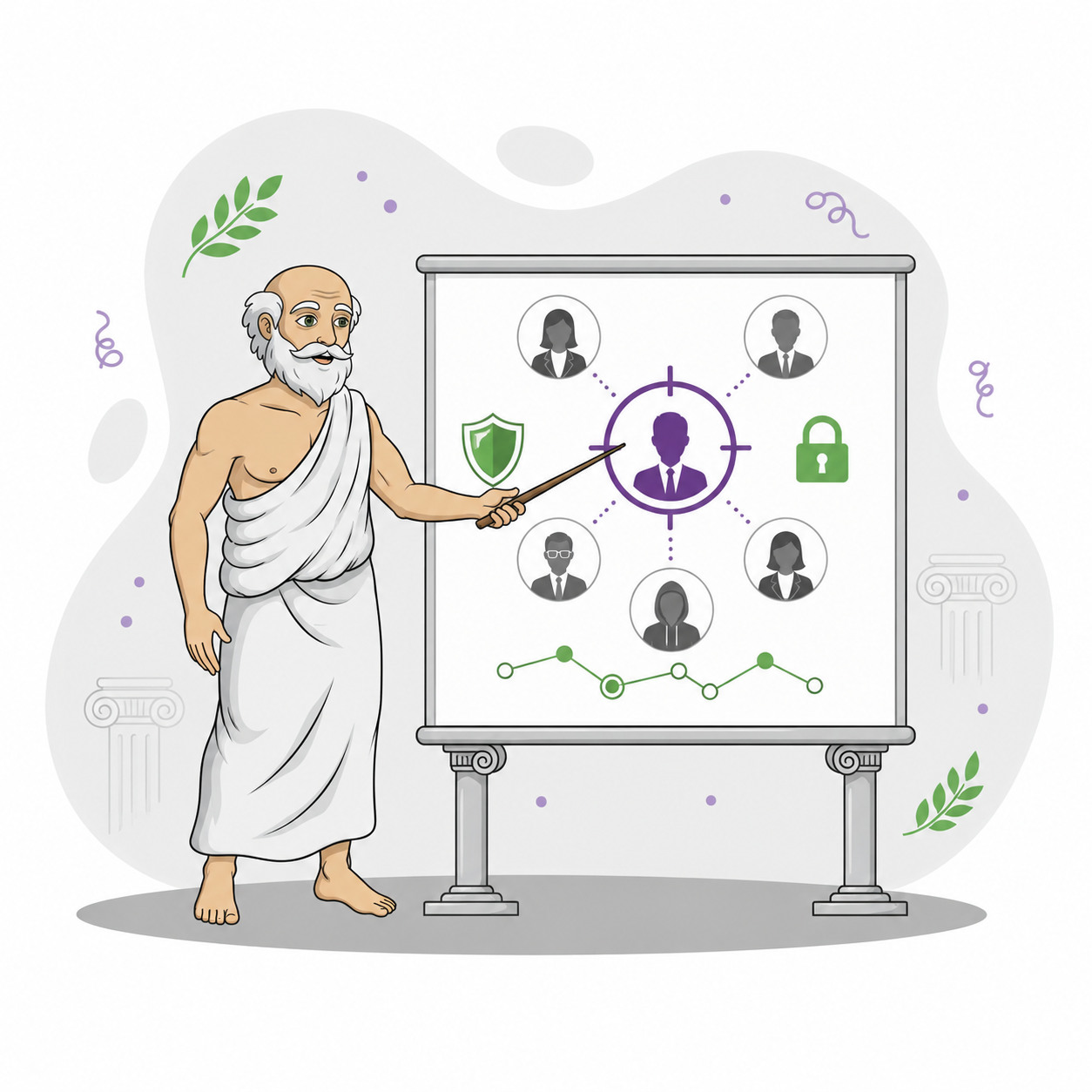 Aesop identifying ideal cybersecurity buyers using audience targeting and security signals.