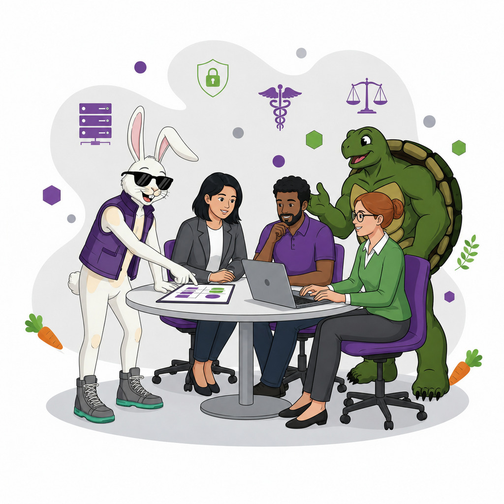 Growth-focused managed IT provider team collaborating on a social media marketing plan.