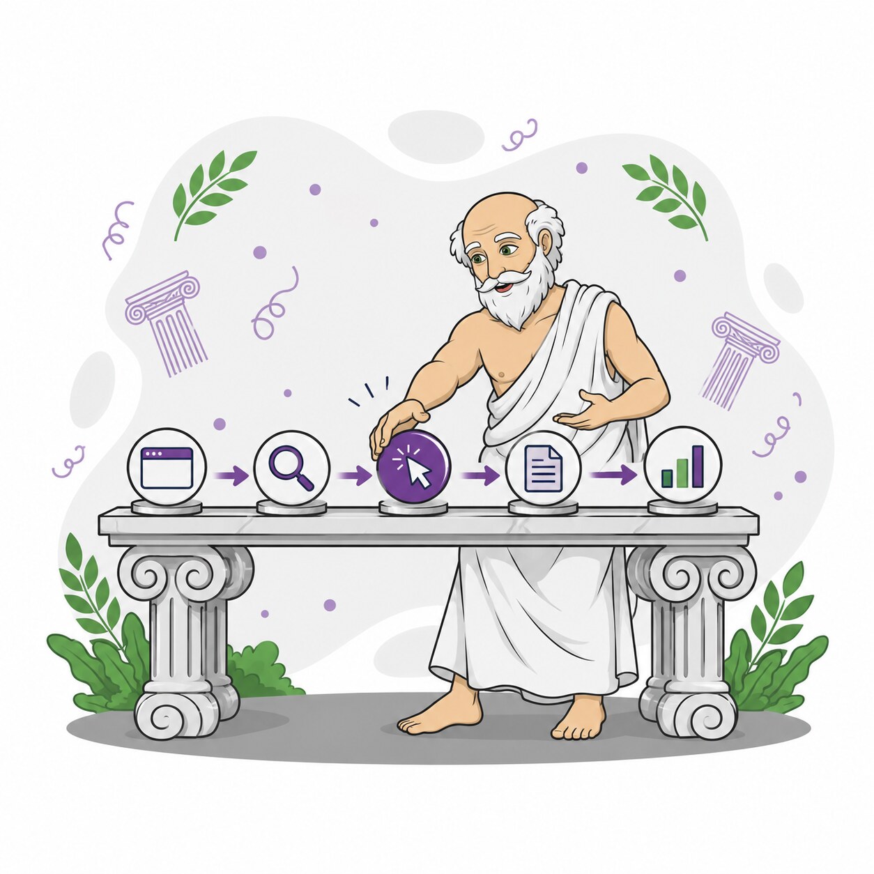 Aesop coordinates website, SEO, advertising, content, and reporting priorities for an IT company.