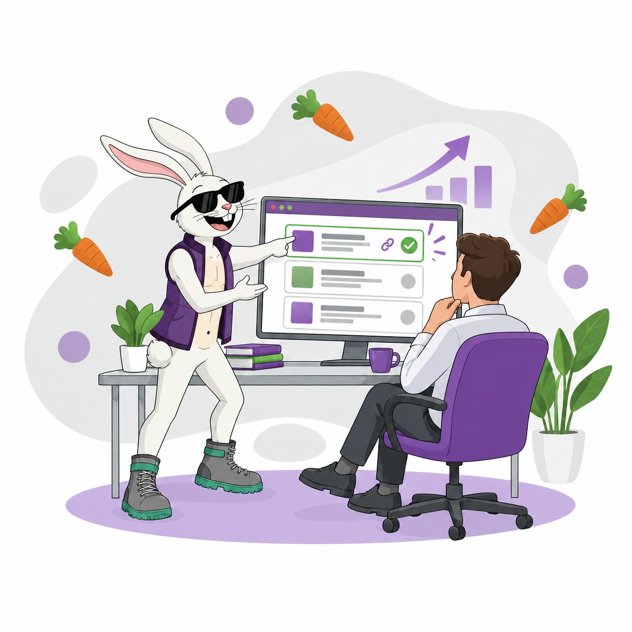 A business buyer reviewing a provider shortlist in local search and AI results