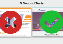 5 second test for ppc landing pages
