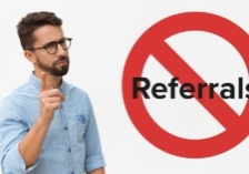 don't rely on referrals graphic