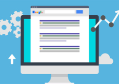search engine box overlay on people searching on their devices