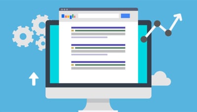 search engine box overlay on people searching on their devices